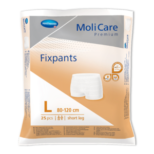 MoliCare Premium Fixpants Large Unisex Short Leg Pkt of 25